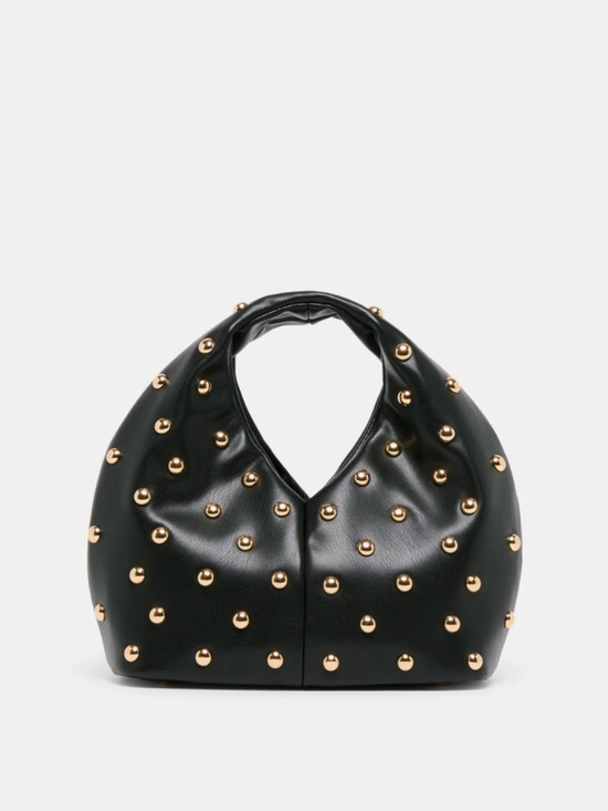 Dolce Vita Handbags - NWOT Dolce Vita Dahlia Studded Hobo HandBag Black Stella with Gold Accents